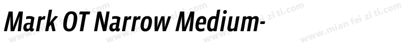 Mark OT Narrow Medium字体转换